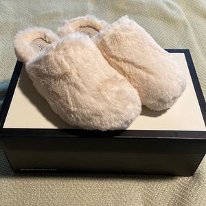 Faux Fur Slippers by J/Slides Brand.  NIB